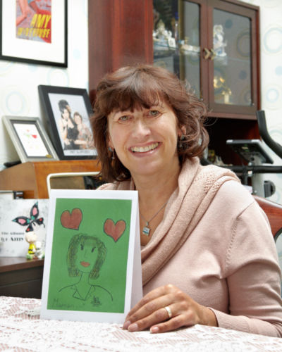 Janis with Album